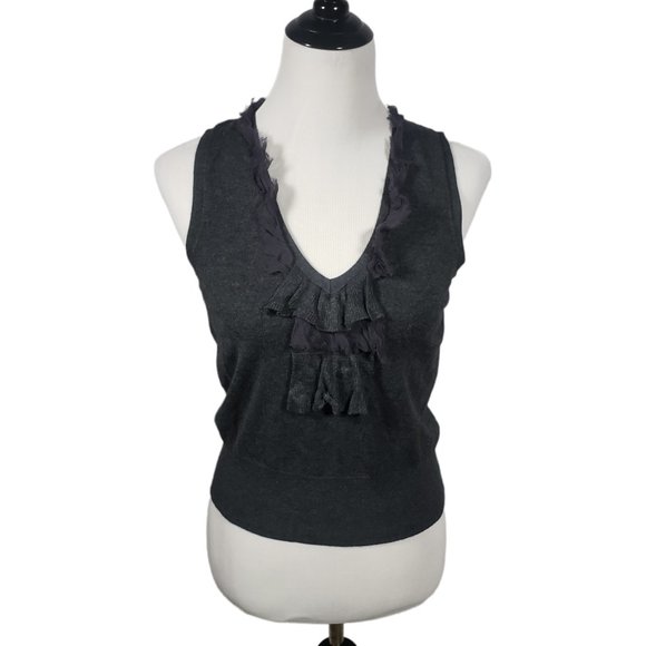 Express Tops - Express Women's size Medium Gray Pullover Sleeveless Top - Gently Used